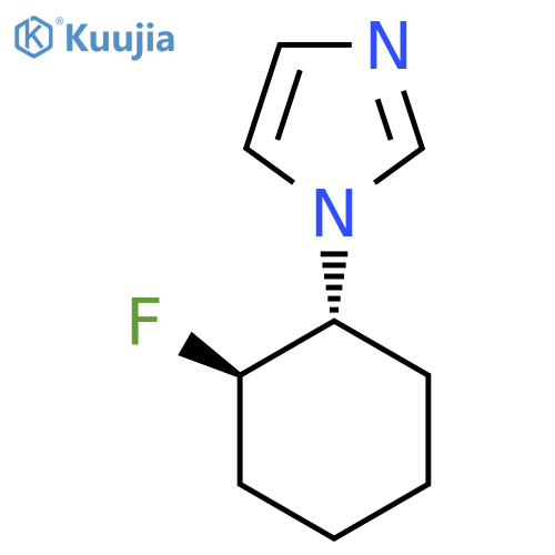 1-(1R,2R)-2-fluorocyclohexyl-1H-imidazole structure