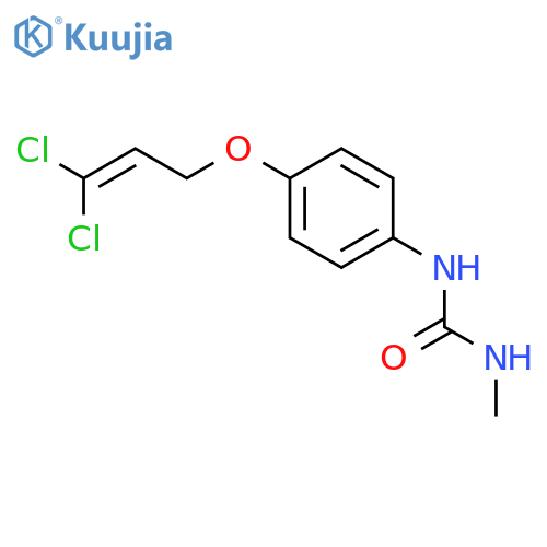 Urea, N-[4-[(3,3-dichloro-2-propenyl)oxy]phenyl]-N'-methyl- structure