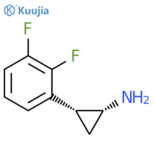 (1R,2R)-2-(2,3-difluorophenyl)cyclopropanamine structure