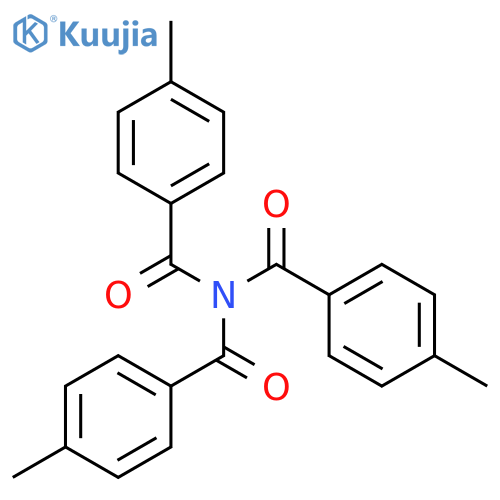 Benzamide,4-methyl-N,N-bis(4-methylbenzoyl)- structure