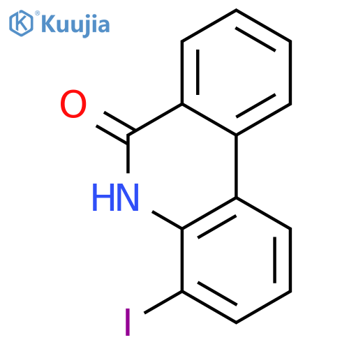 6(5H)-Phenanthridinone,4-iodo- structure