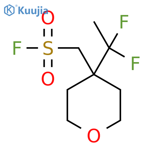 [4-(1,1-Difluoroethyl)oxan-4-yl]methanesulfonyl fluoride structure