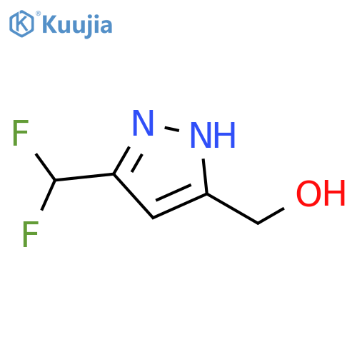 3-(difluoromethyl)-1H-pyrazol-5-ylmethanol structure