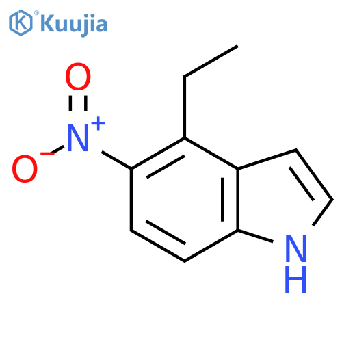 4-Ethyl-5-nitro-1H-indole structure
