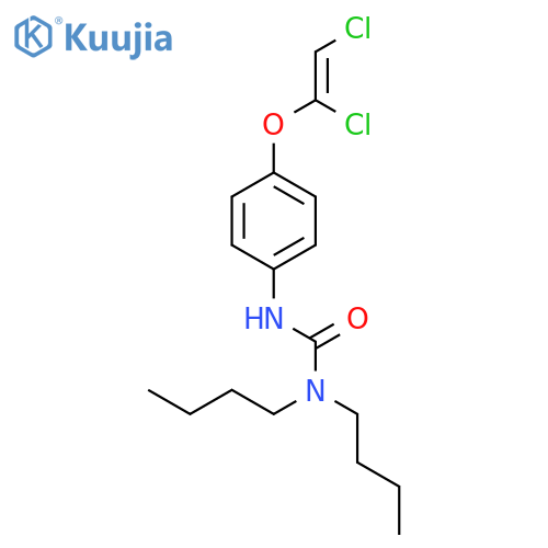 Urea, N,N-dibutyl-N'-[4-[(1,2-dichloroethenyl)oxy]phenyl]- structure