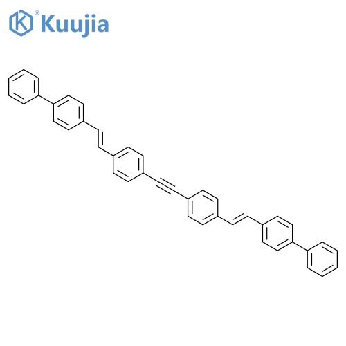 1,1'-Biphenyl, 4,4''-[1,2-ethynediylbis(4,1-phenylene-2,1-ethenediyl)]bis- structure