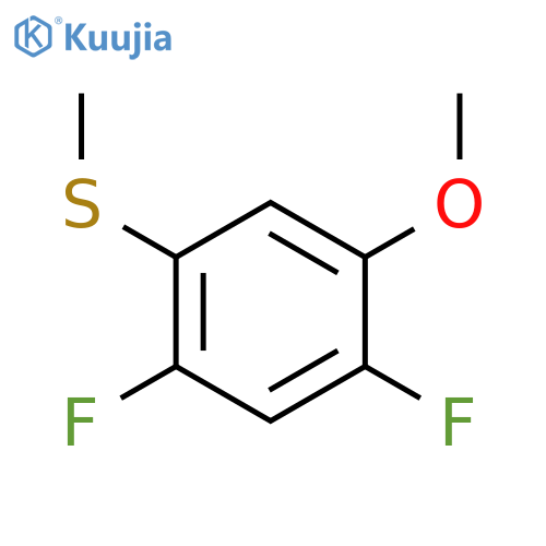 (2,4-Difluoro-5-methoxyphenyl)(methyl)sulfane structure