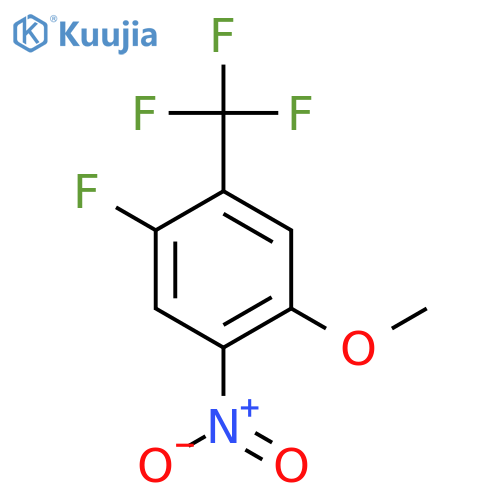 1-Fluoro-4-methoxy-5-nitro-2-(trifluoromethyl)benzene structure