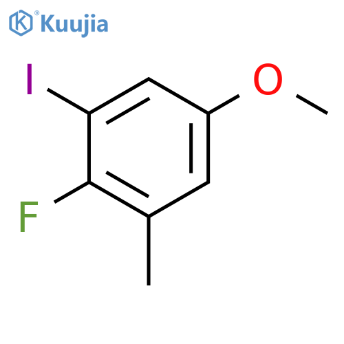 2-Fluoro-1-iodo-5-methoxy-3-methylbenzene structure