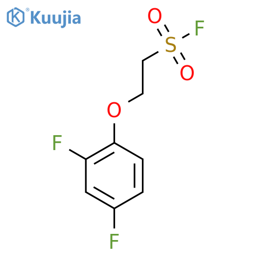 2-(2,4-Difluorophenoxy)ethane-1-sulfonyl fluoride structure