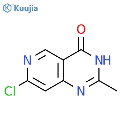 7-Chloro-2-methylpyrido[4,3-d]pyrimidin-4(3H)-one structure