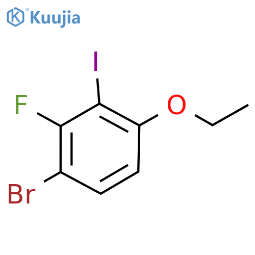 1-Bromo-4-ethoxy-2-fluoro-3-iodobenzene structure