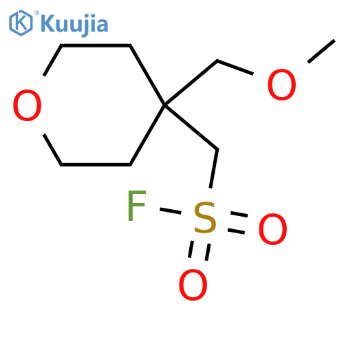 2H-Pyran-4-methanesulfonyl fluoride, tetrahydro-4-(methoxymethyl)- structure