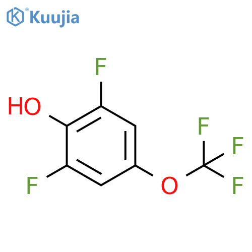 2,6-Difluoro-4-(trifluoromethoxy)phenol structure