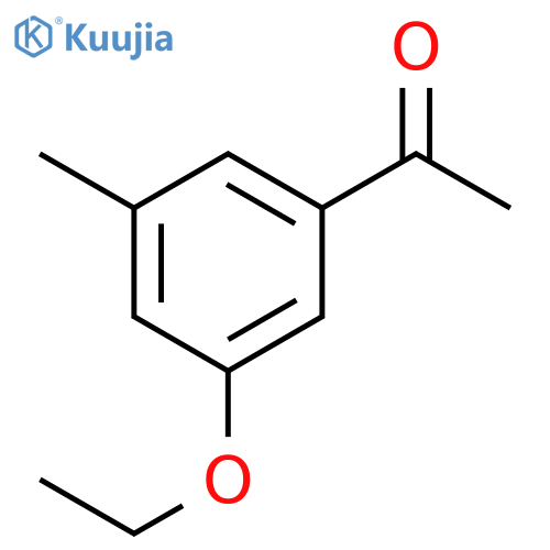 1-(3-ethoxy-5-methylphenyl)ethanone structure