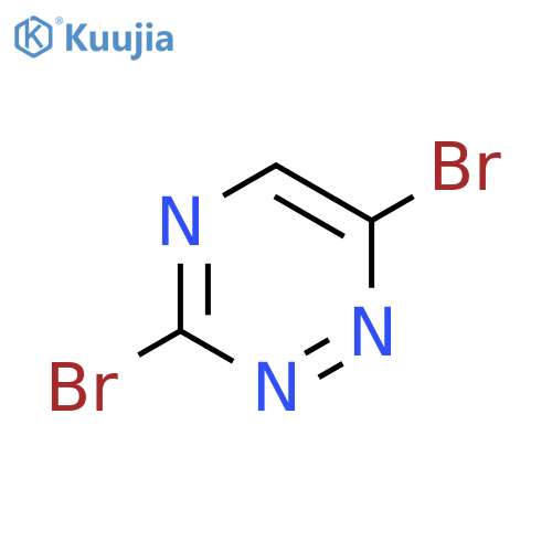 3,6-dibromo-1,2,4-triazine structure