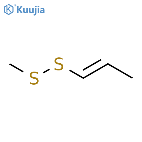 Disulfide, methyl (1Z)-1-propenyl structure