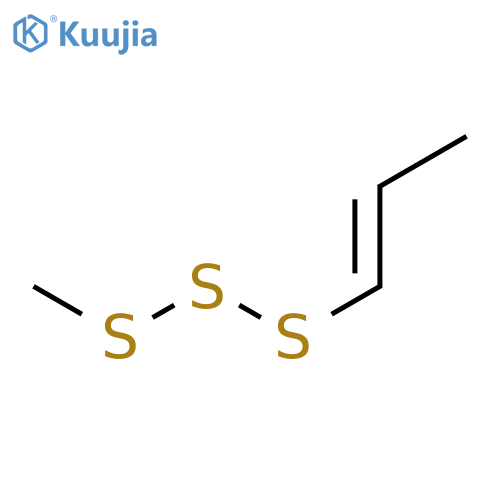 Trisulfide, methyl (1E)-1-propenyl structure