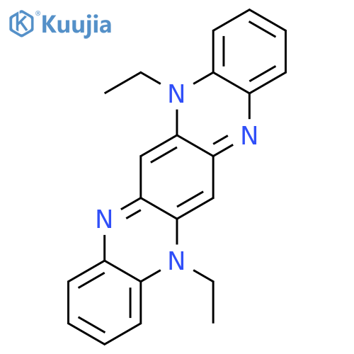 Quinoxalino[2,3-b]phenazine,5,12-diethyl-5,12-dihydro- structure