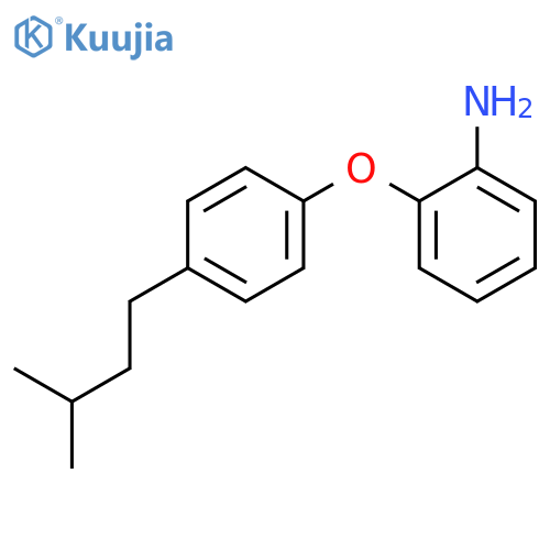 Benzenamine,2-[4-(1,1-dimethylpropyl)phenoxy]- structure