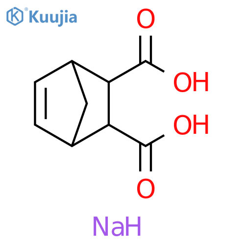 Bicyclo[2.2.1]hept-5-ene-2,3-dicarboxylic acid, sodium salt (1:2) structure