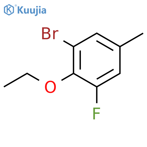 1-Bromo-2-ethoxy-3-fluoro-5-methylbenzene structure