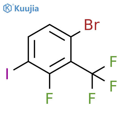 6-Bromo-2-fluoro-3-iodobenzotrifluoride structure