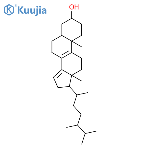 Ergosta-8,14-dien-3-ol,(3b,5a)- structure