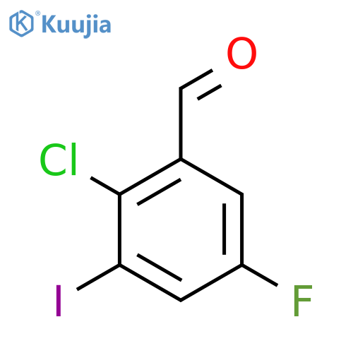 2-Chloro-5-fluoro-3-iodobenZaldehyde structure