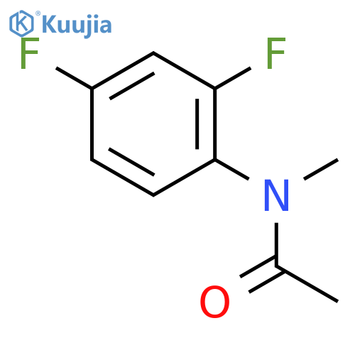 2',4'-Difluoro-N-methylacetanilide structure