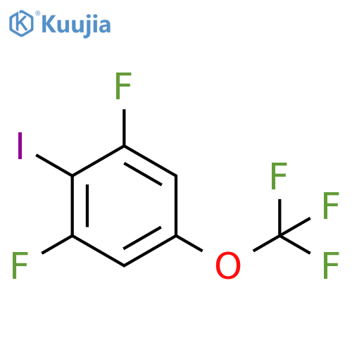 1,3-Difluoro-2-iodo-5-(trifluoromethoxy)benzene structure
