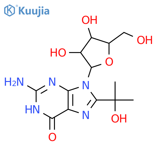 Guanosine, 8-(1-hydroxy-1-methylethyl)- structure
