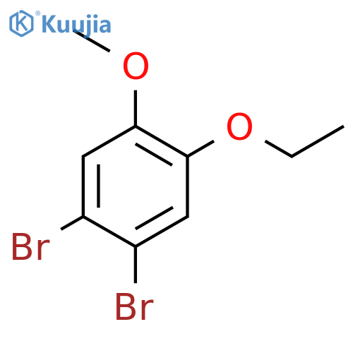 1,2-dibromo-4-ethoxy-5-methoxybenzene structure