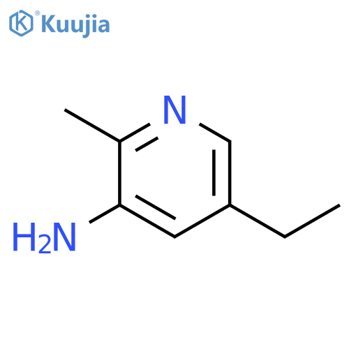 5-ethyl-2-methylpyridin-3-amine structure