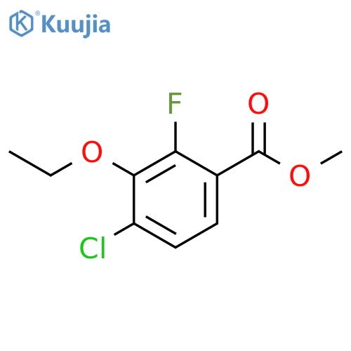 Methyl 4-chloro-3-ethoxy-2-fluorobenzoate structure