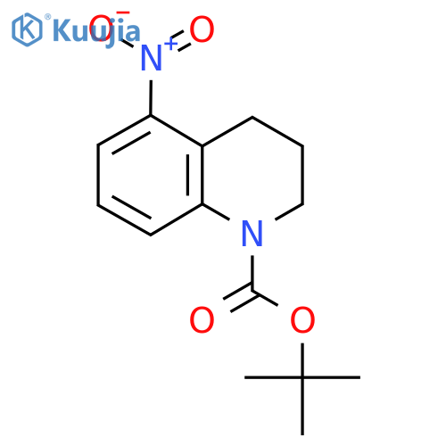 tert-butyl 5-nitro-1,2,3,4-tetrahydroquinoline-1-carboxylate structure