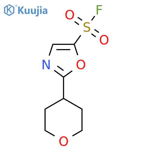2-(Oxan-4-yl)-1,3-oxazole-5-sulfonyl fluoride structure