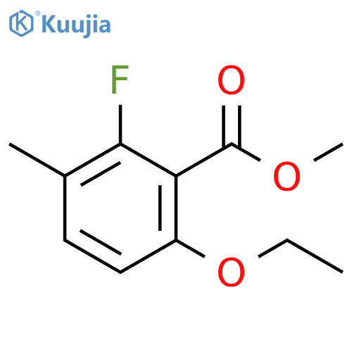Methyl 6-ethoxy-2-fluoro-3-methylbenzoate structure