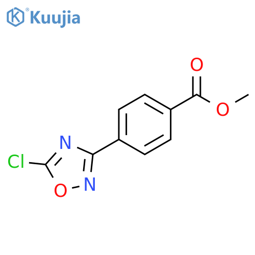 methyl 4-(5-chloro-1,2,4-oxadiazol-3-yl)benzoate structure