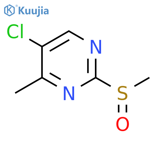 5-Chloro-4-methyl-2-(methylsulfinyl)pyrimidine structure
