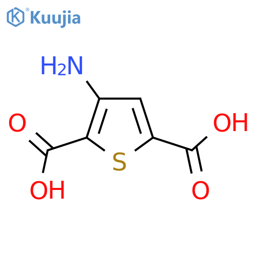 3-Aminothiophene-2,5-dicarboxylic acid structure