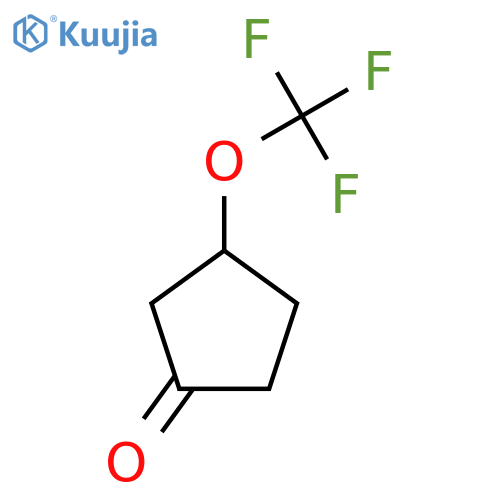 3-(Trifluoromethoxy)cyclopentan-1-one structure