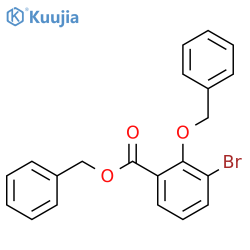 Benzyl 2-(benzyloxy)-3-bromobenzoate structure