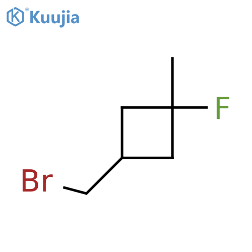 3-(Bromomethyl)-1-fluoro-1-methylcyclobutane structure