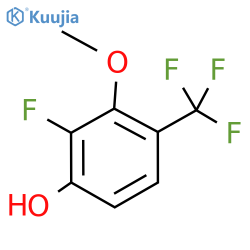 2-Fluoro-3-methoxy-4-(trifluoromethyl)phenol structure