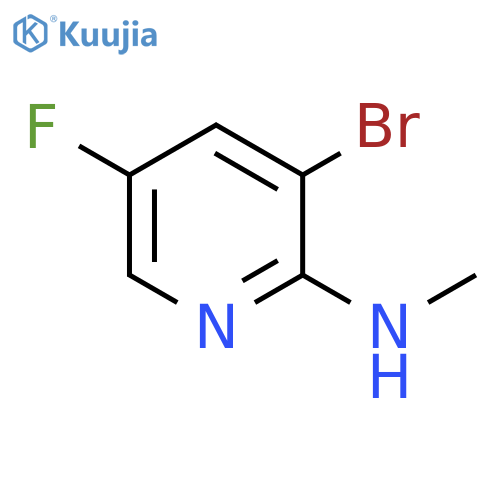3-bromo-5-fluoro-N-methylpyridin-2-amine structure