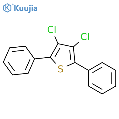 3,4-Dichloro-2,5-diphenylthiophene structure