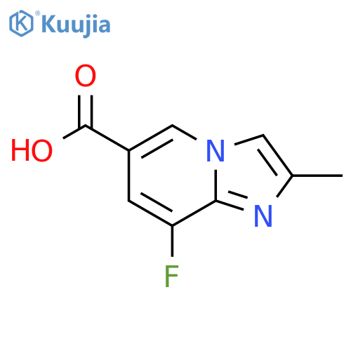 8-Fluoro-2-methylimidazo[1,2-a]pyridine-6-carboxylic acid structure