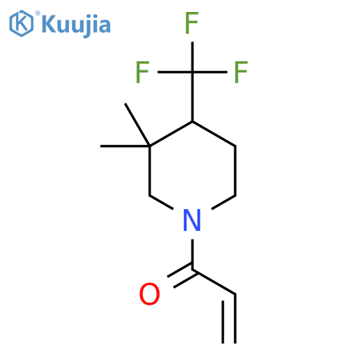 1-3,3-dimethyl-4-(trifluoromethyl)piperidin-1-ylprop-2-en-1-one structure