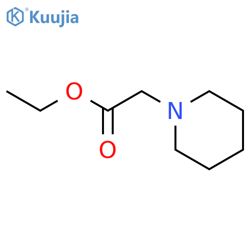 ethyl 2-(piperidin-1-yl)acetate structure